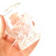Moulded glass vase
