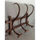 Curved wooden coat rack circa 1900