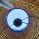 90s design metal resin cylinder lamp