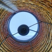 90s design metal resin cylinder lamp