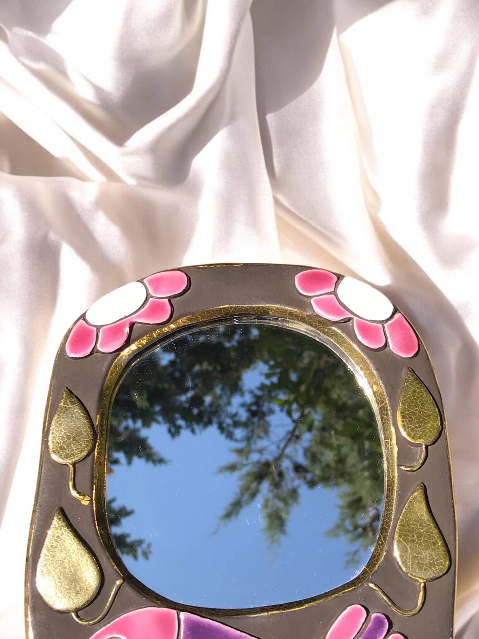 Mithé Espelt Mirror – Glazed Earthenware