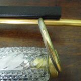 Vintage Glass Moulded Wall Sconces, 1960s, Set of 2