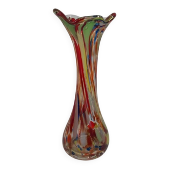 Vase vintage en verre