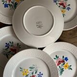 Lot 6 flat plates Sarreguemines