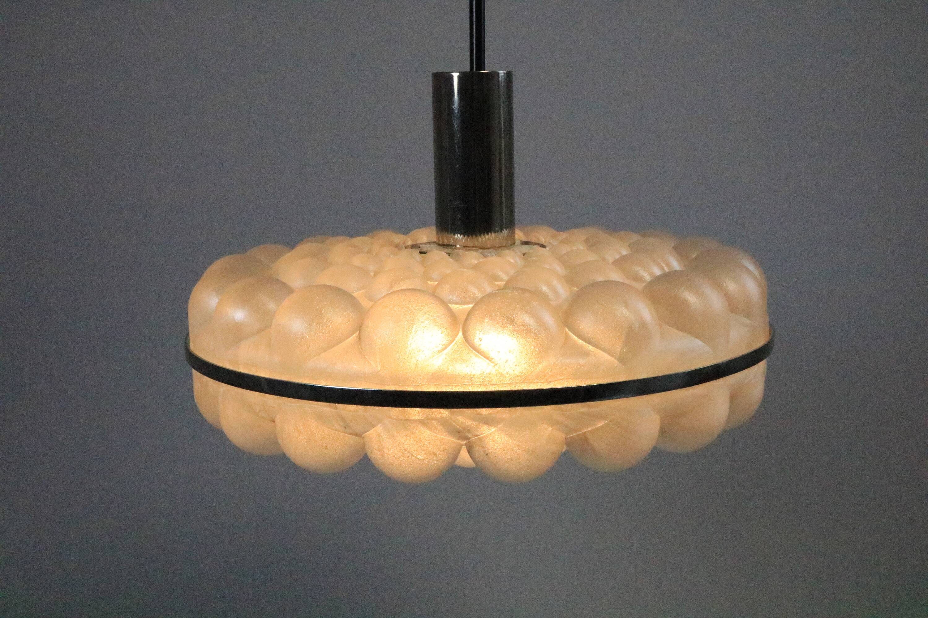 Extraordinary Vintage  Hanging Lamp, Big Bubbles, 1970s