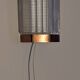 Scandinavian wall lights in copper and pressed glass