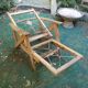 Lounge chair l'Extensif with compass feet