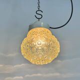 Vintage White Porcelain Pendant Light, 1970s