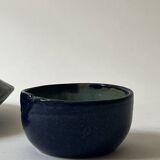 midcentury enamelled and signed ceramic bowl/tray