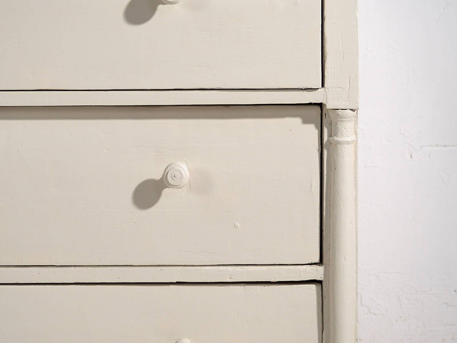 Antique white chest of drawers (circa 1920) #53