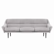 Sofa SKAGEN silver velour, Scandinavian design