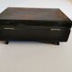 Ancient wood-lace-up jewelry box asian and mother-of-pearl decoration