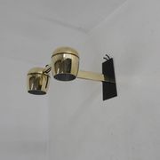 Applique murale réglable à 2 flammes par Napako, années 1970, restaurée