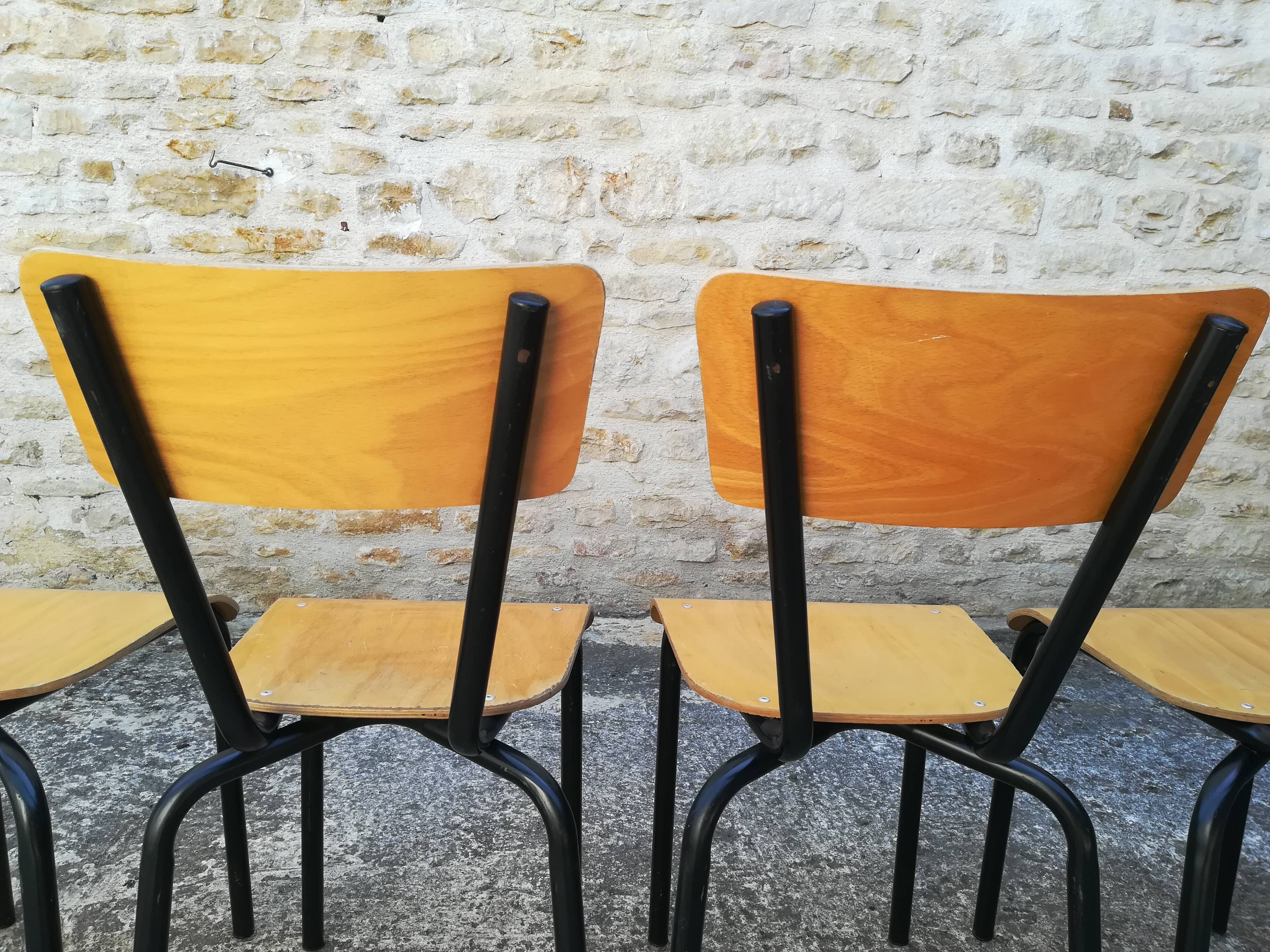 Vintage school chairs