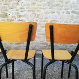 Vintage school chairs