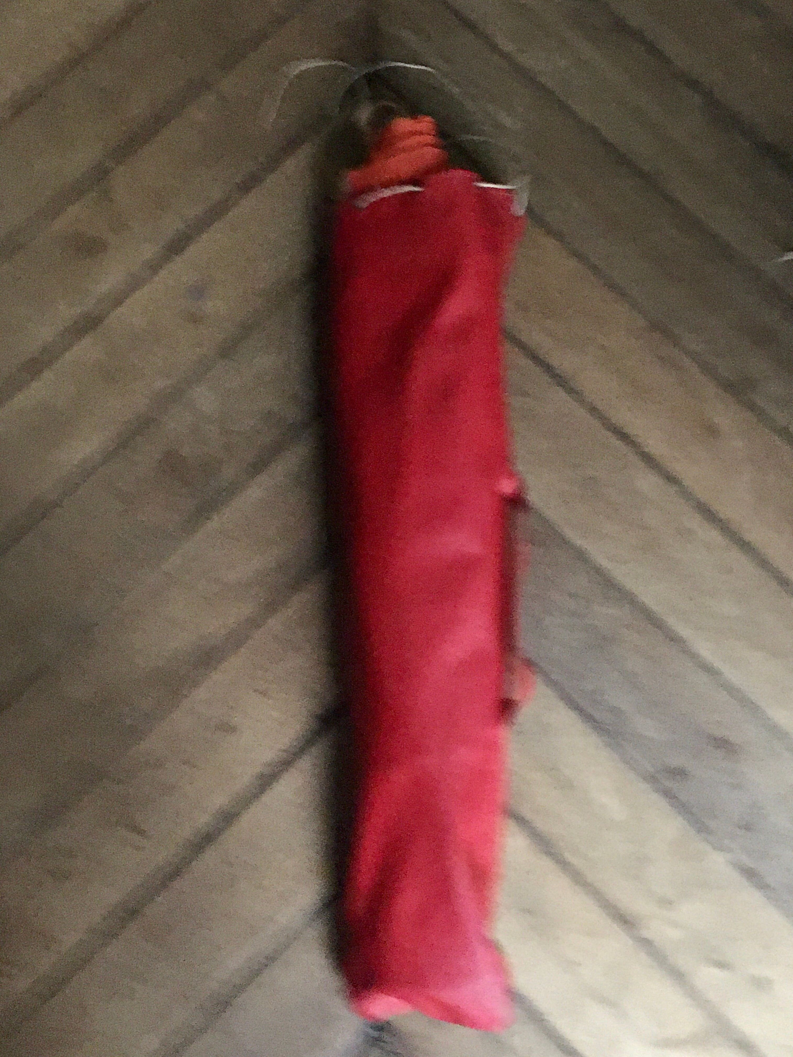 Orange detachable transamac seat circa 1955 by Lafuma