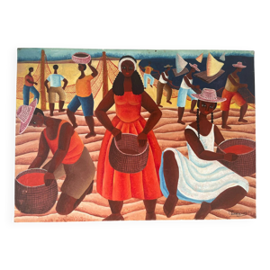 Scène de pêche brésilienne