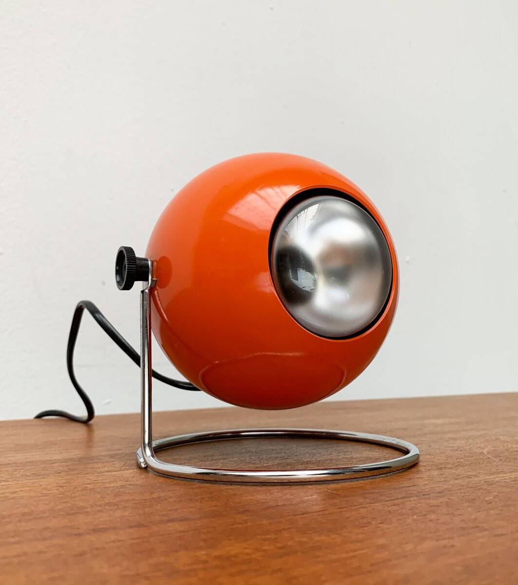 Mid-century space globe table lamp by Erco, 1970s.