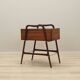 Walnut sewing table, Italian design, 1970s, production: Italy