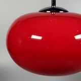 1960s 1970s Pendant Light Glass Ceiling Lamp Space Age Design