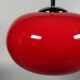 1960s 1970s Pendant Light Glass Ceiling Lamp Space Age Design