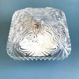 Plafonnier en verre moulé