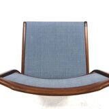 4 Scandinavian walnut chairs, Sweden, 1960