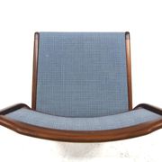 4 chaises scandinave en noyer, Suède, 1960