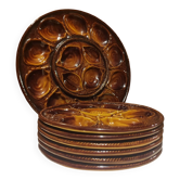 Large St Clément Platter and its 6 oyster plates