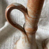 2 Sandstone candlesticks