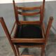 Pair of exotic wooden scandinavian chairs