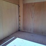 Art Deco 3-door glass bookcase
