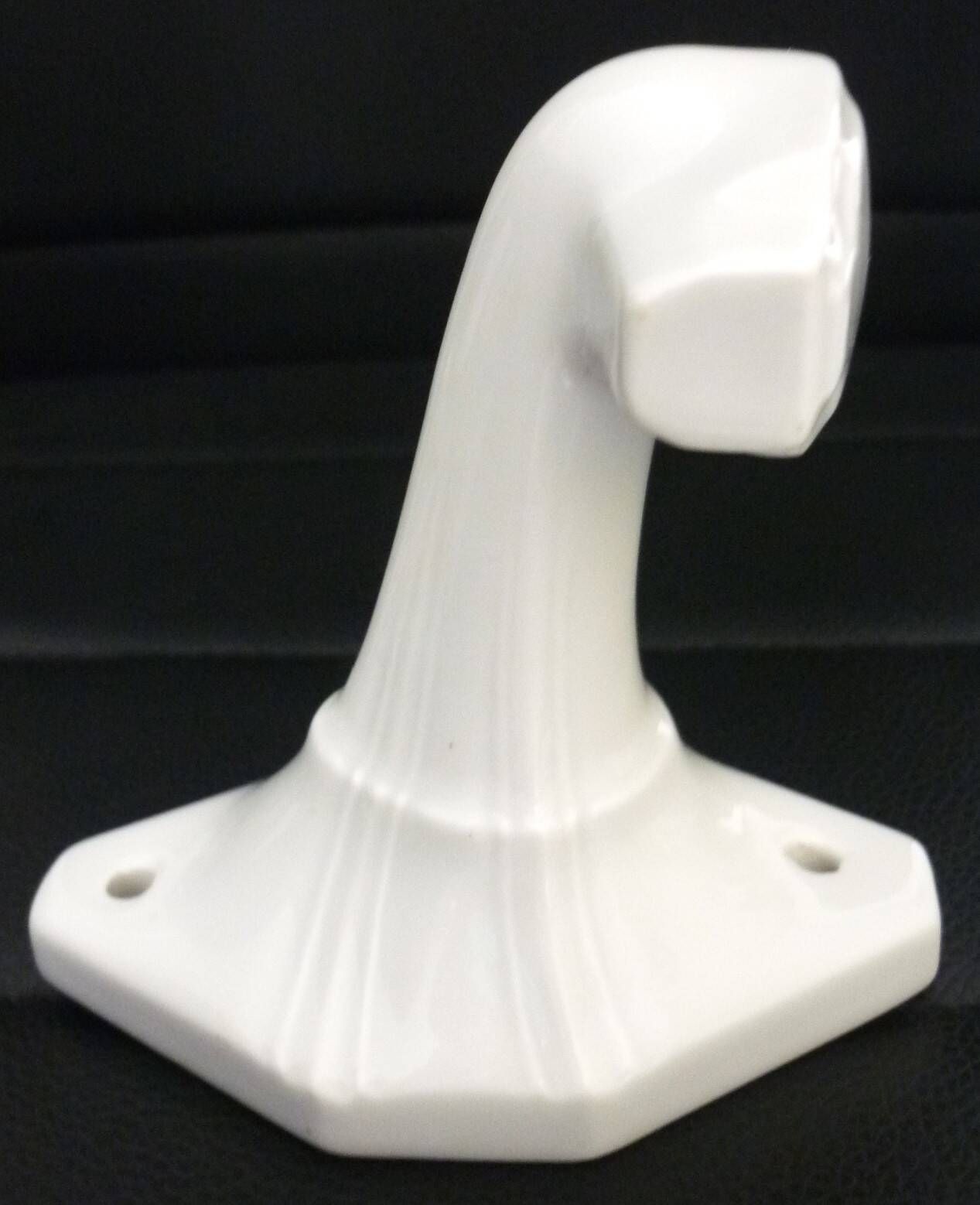 Set of 4 coat hooks, antique porcelain coat rack, art deco circa 1920