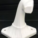 Set of 4 coat hooks, antique porcelain coat rack, art deco circa 1920