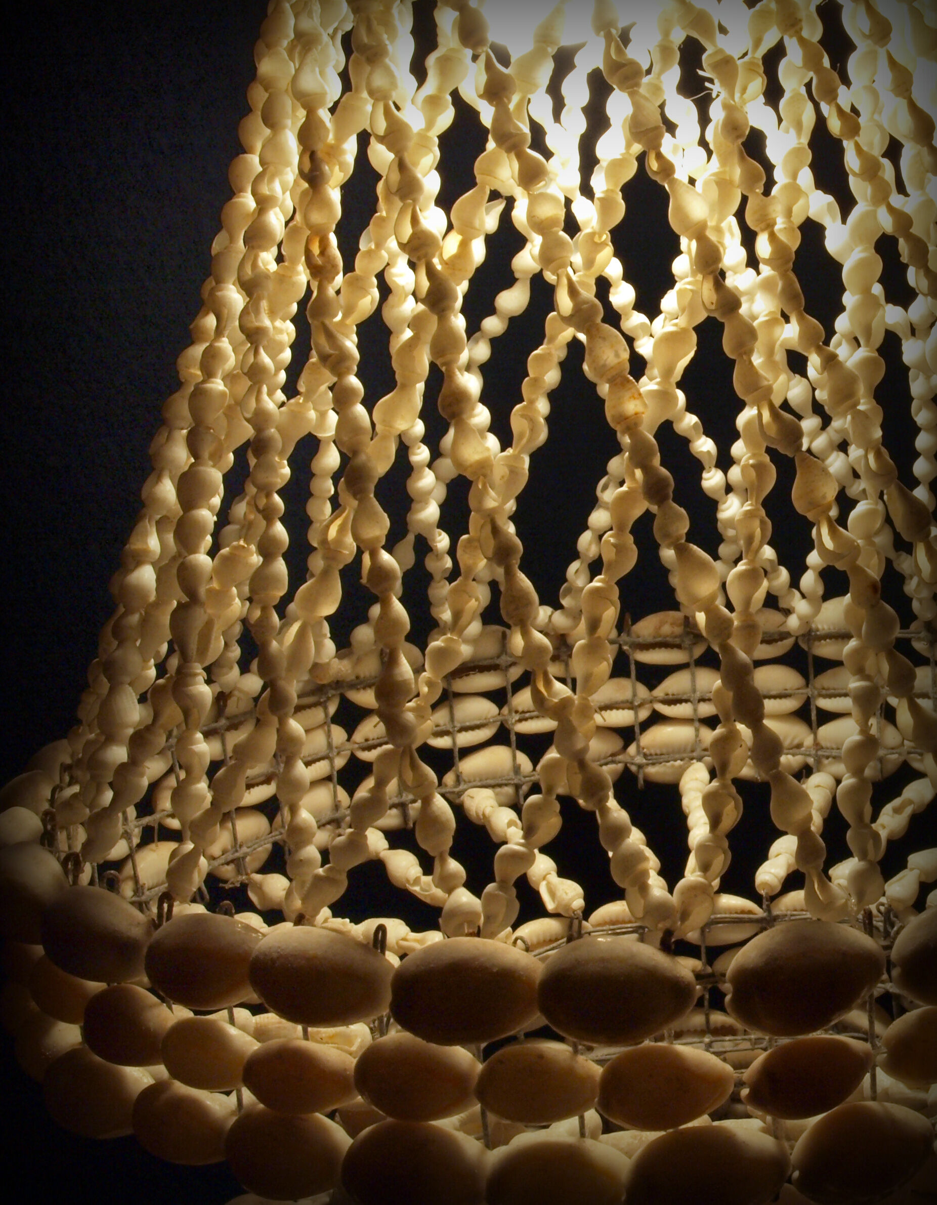 Shell chandelier Cabrias 60s