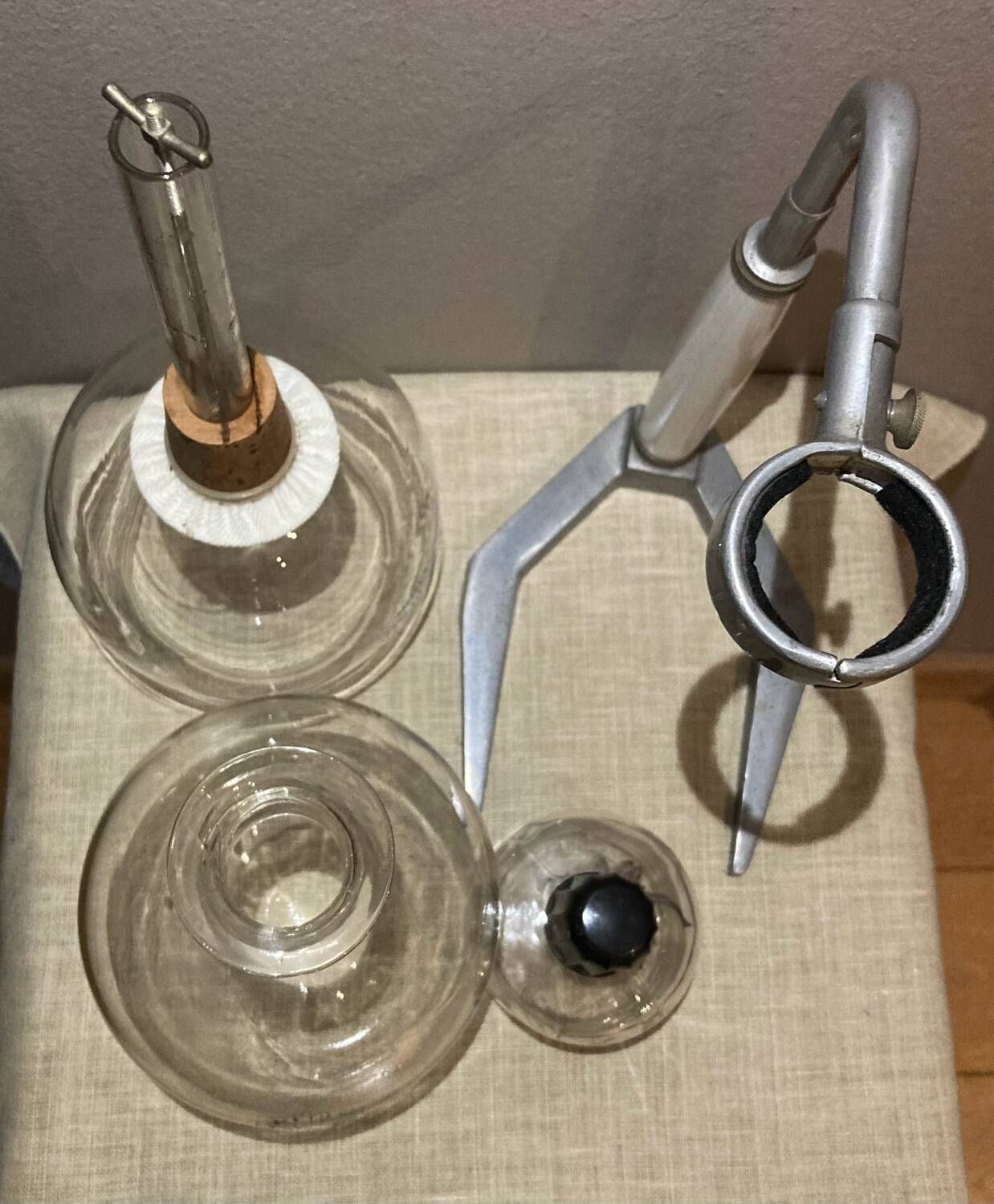 Hellem coffee maker 1960s/70s double tanks in Pyrex glasses 6 cups ...