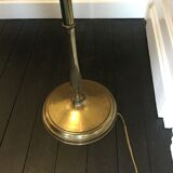 Adjustable sofa lamp in solid brass height