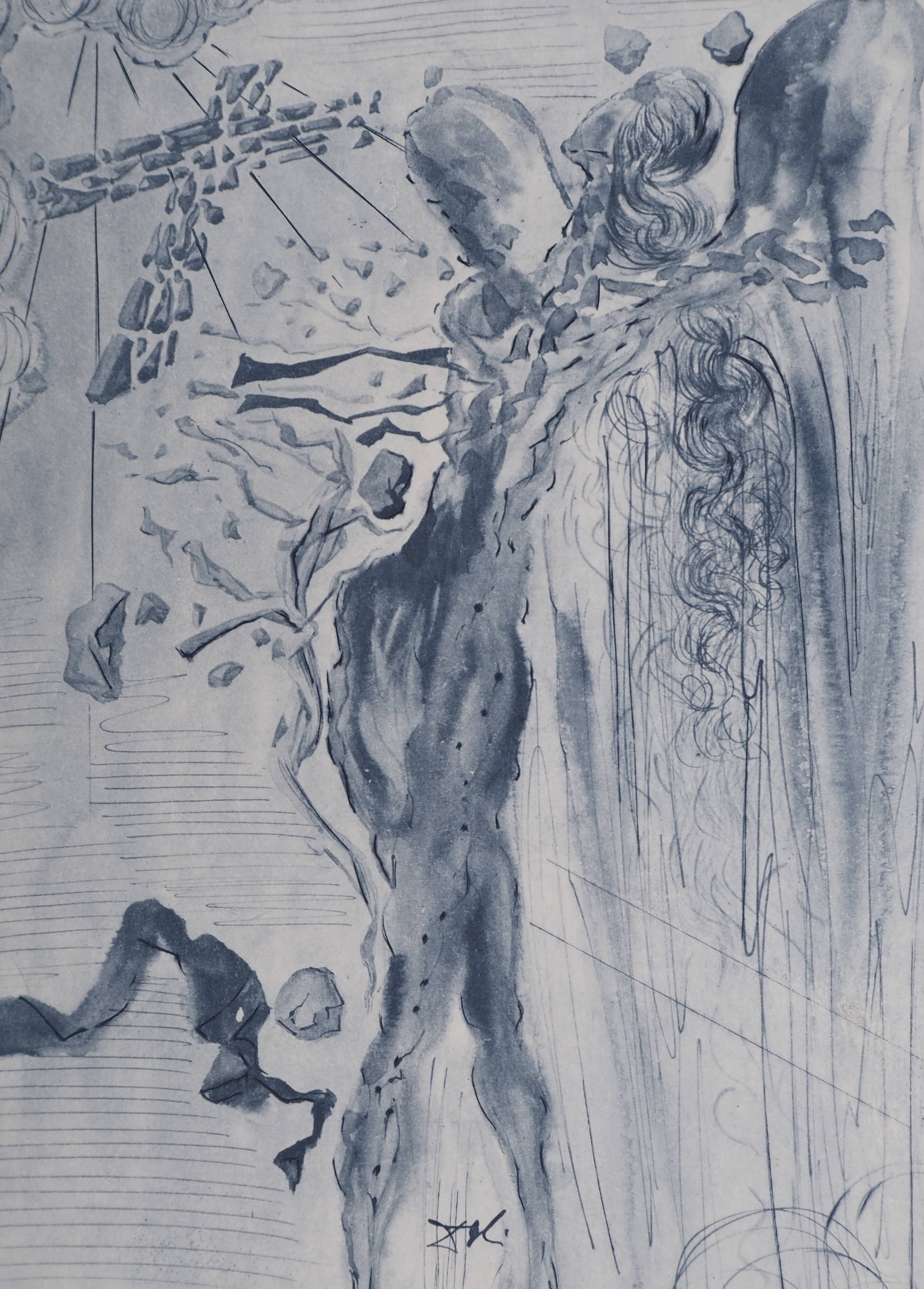 Salvador Dali: Divine Comedy, The Radiance of Glorious Bodies, signed engraving