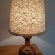 Cotton wood table lamp