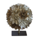 Mother-of-pearl lotus table lamp, Rausch, vintage space age