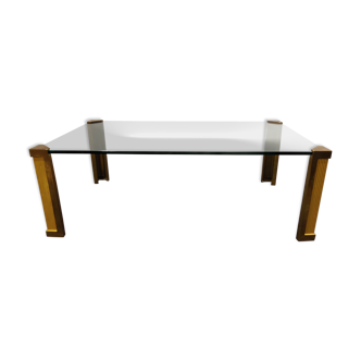 Bronze coffee table by Peter Ghyczy 1970s