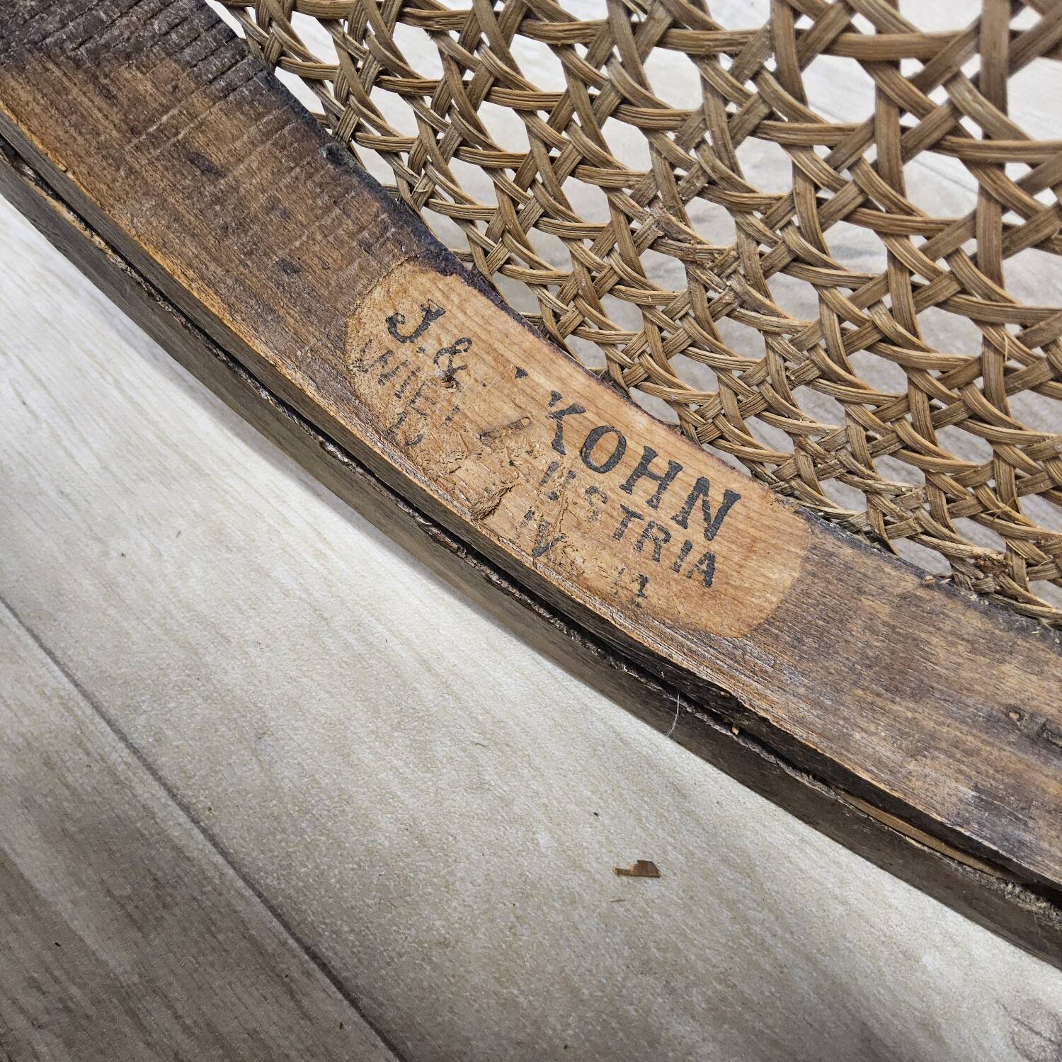 Chaise viennoise antique Art Nouveau de Jakob et Josef Kohn (Thonet)