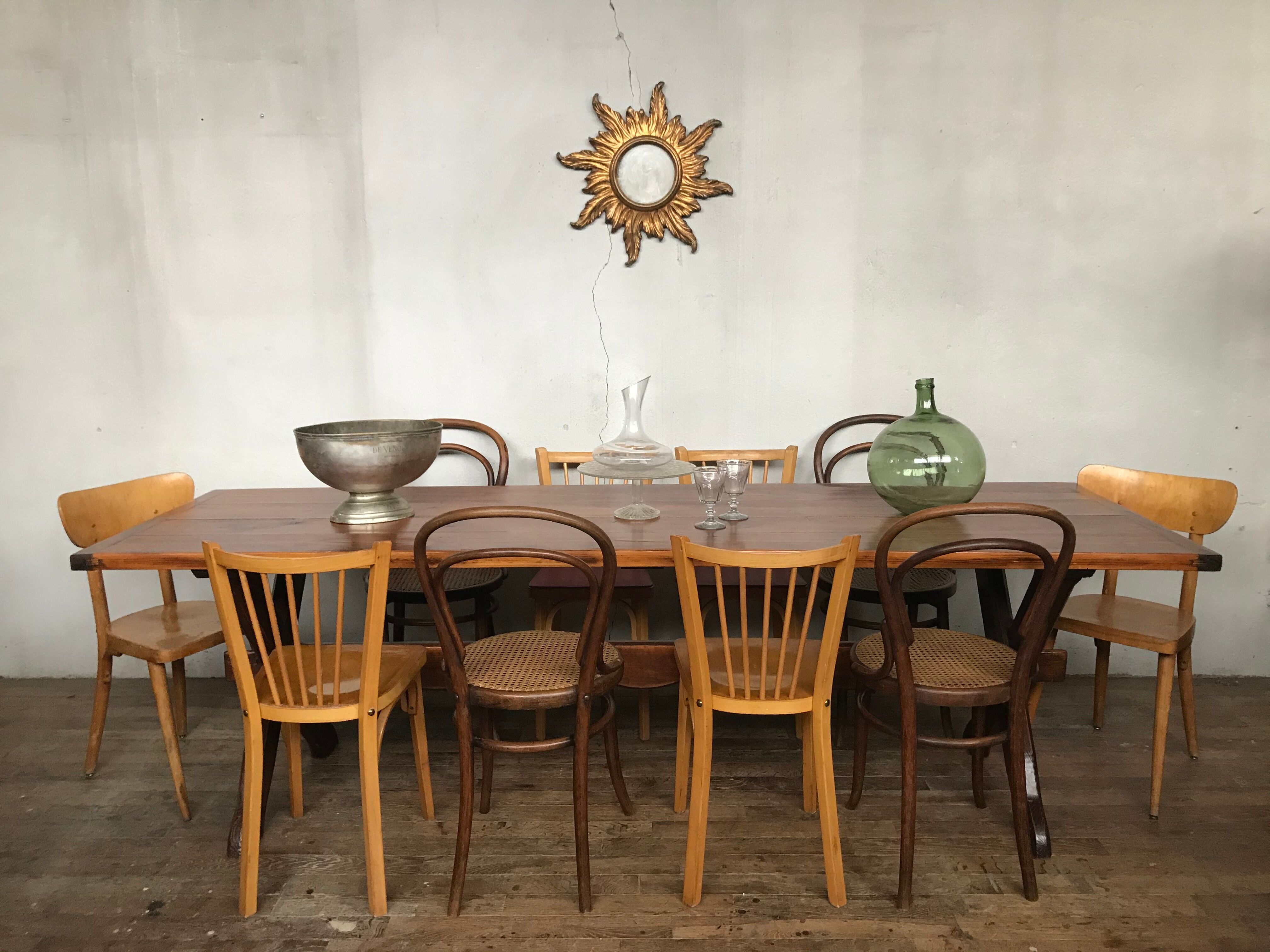 Farm table 2.5 m, in pines 1950
