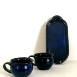 Duo lunch in glazed terracotta, Japan around 1940