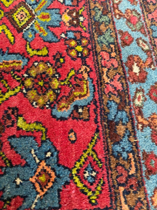 Mahal carpet late mid century 82x58cm
