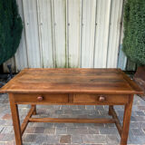 Antique farmhouse table in solid oak for 6 people
