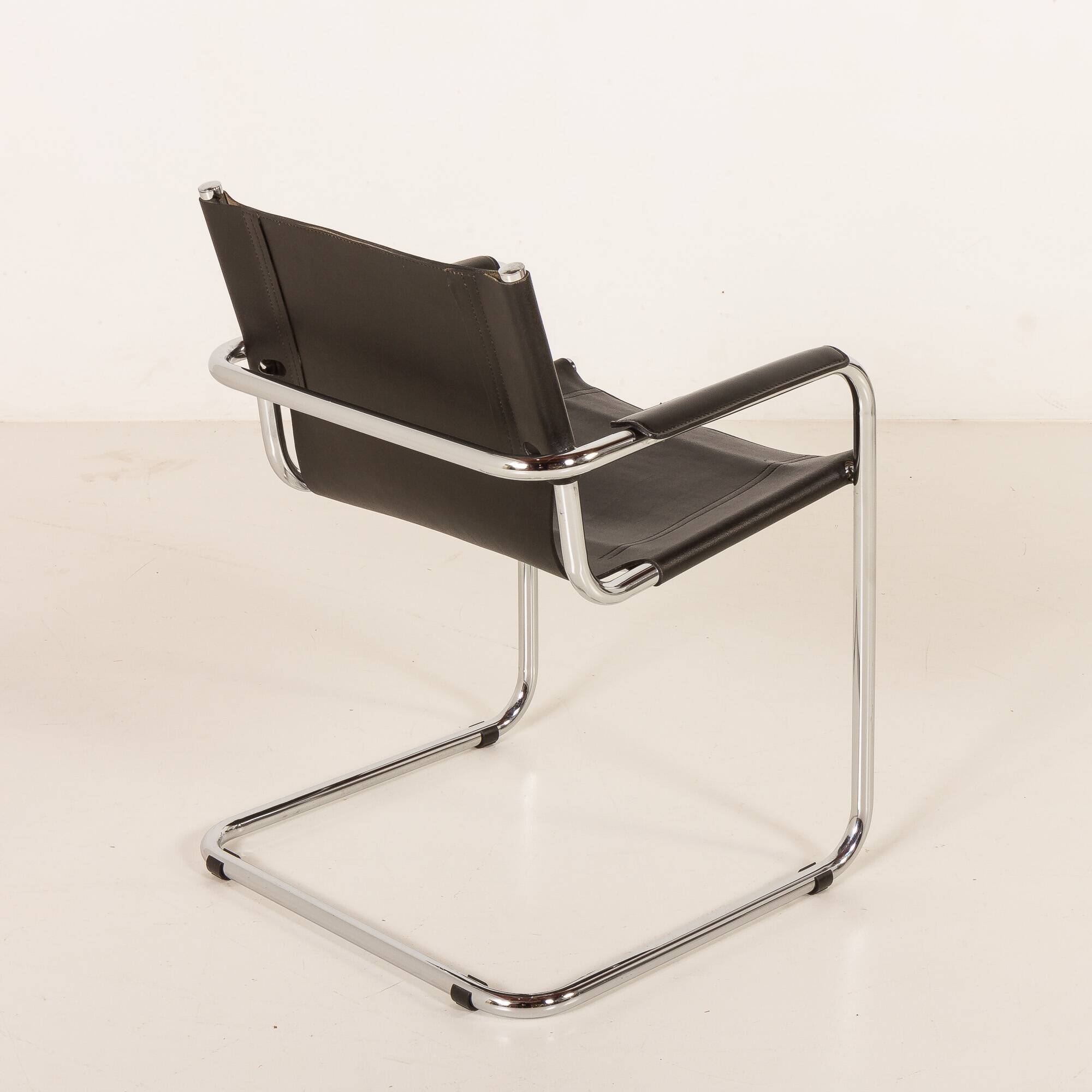 Bauhaus style Italian chairs attr. to Matteograssi, set of 8, 1970s