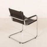 Bauhaus style Italian chairs attr. to Matteograssi, set of 8, 1970s
