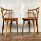 Pair of baumann bistro chairs