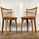 Pair of baumann bistro chairs